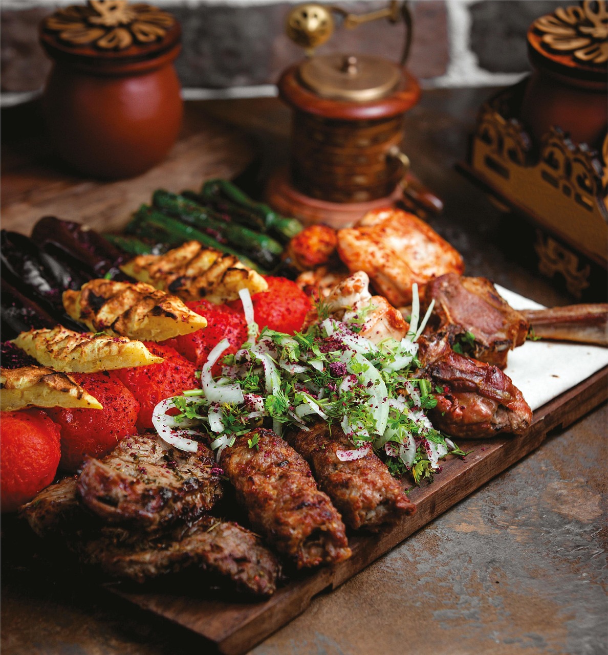 Amazing image of grilled kebab